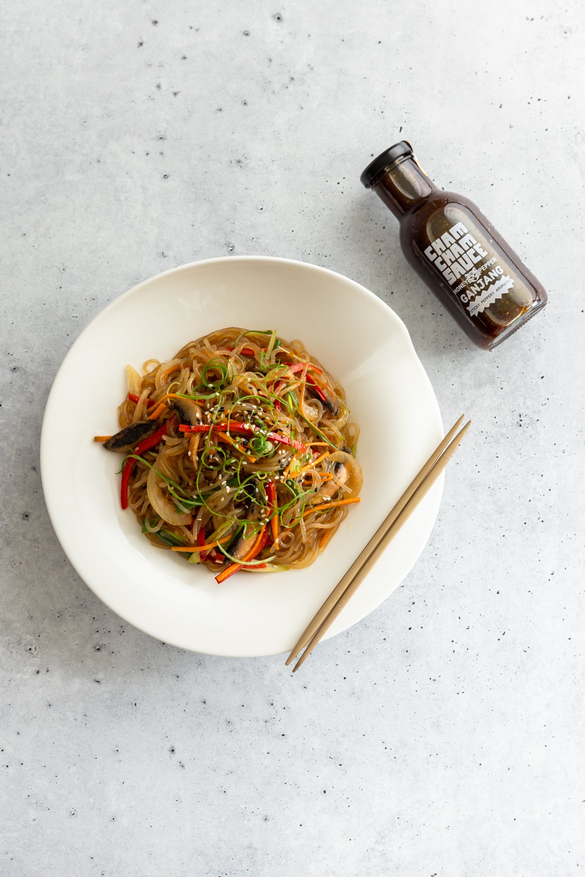 Bulgogi Japchae - Korean beef glass noodle – ChamCham Sauce