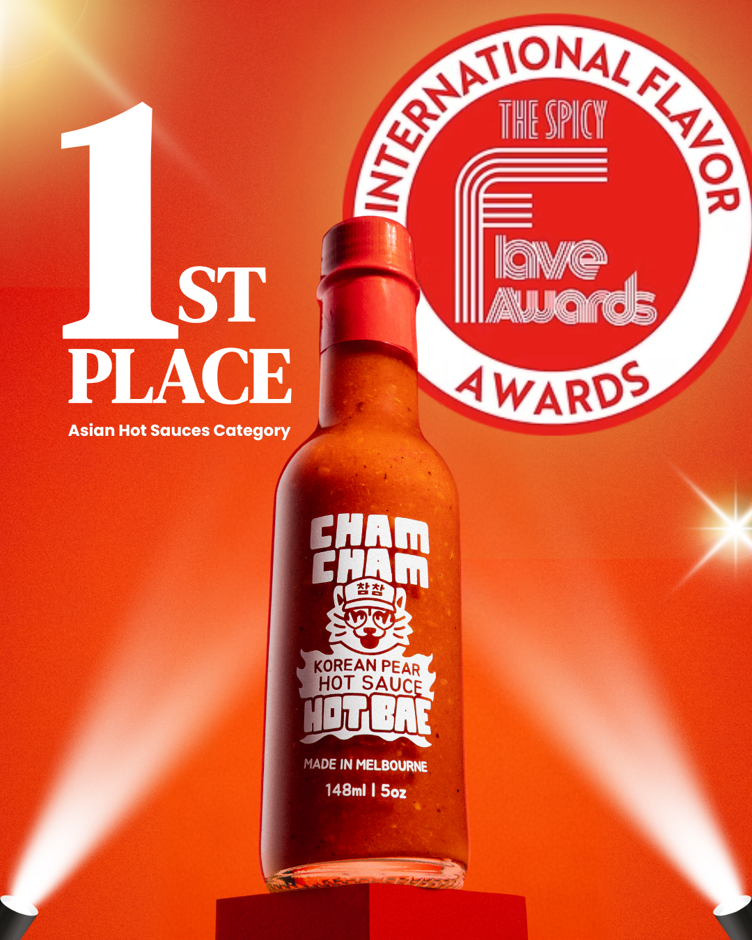 Hot Bae - Award winning Korean Pear Hot Sauce